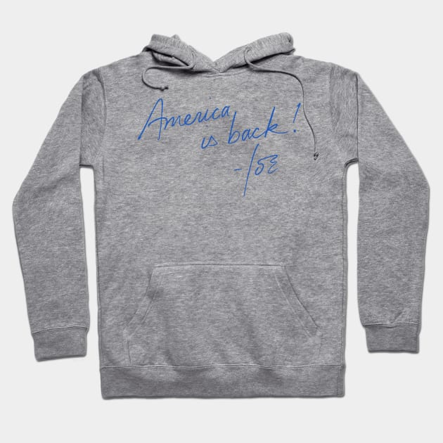 America is back! Hoodie by It’s a DJ’s Life